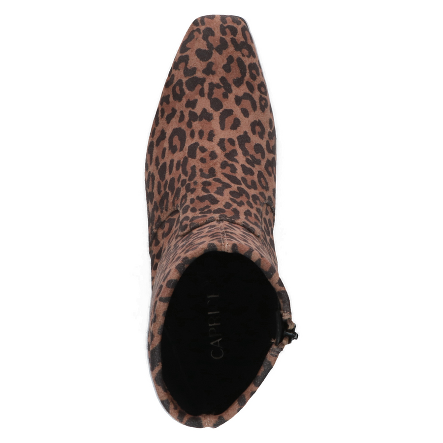 Caprice 25354-41 Ankle Boot-Black Leopard