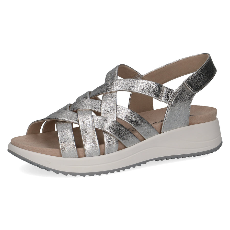 Caprice 28708 Sandals-Silver G