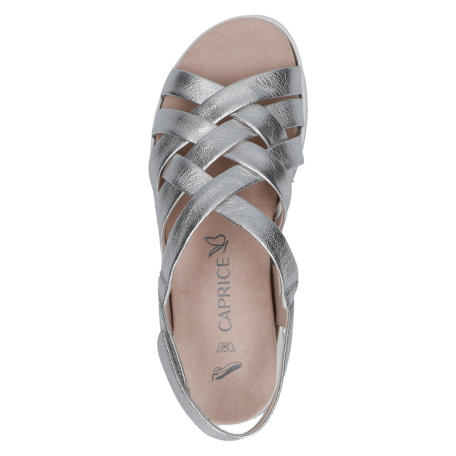 Caprice 28708 Sandals-Silver G