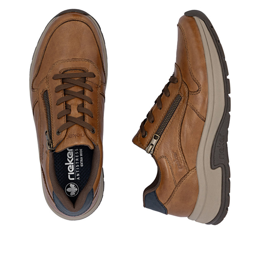 Rieker 11002-22 Casual Shoe-Tan