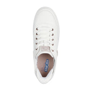 Skechers 114825 Ladies Trainer-White Slip Ins