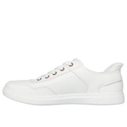 Skechers 114825 Ladies Trainer-White Slip Ins