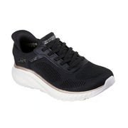 Skechers 117497 Ladies Trainer-Black/Gold