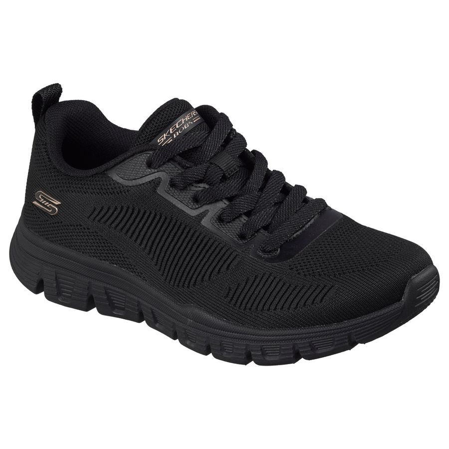 Skechers 117700 Ladies Trainer-Black