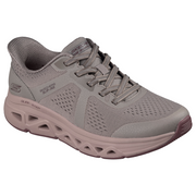 Skechers 117863 Ladies Trainer-Dark Taupe