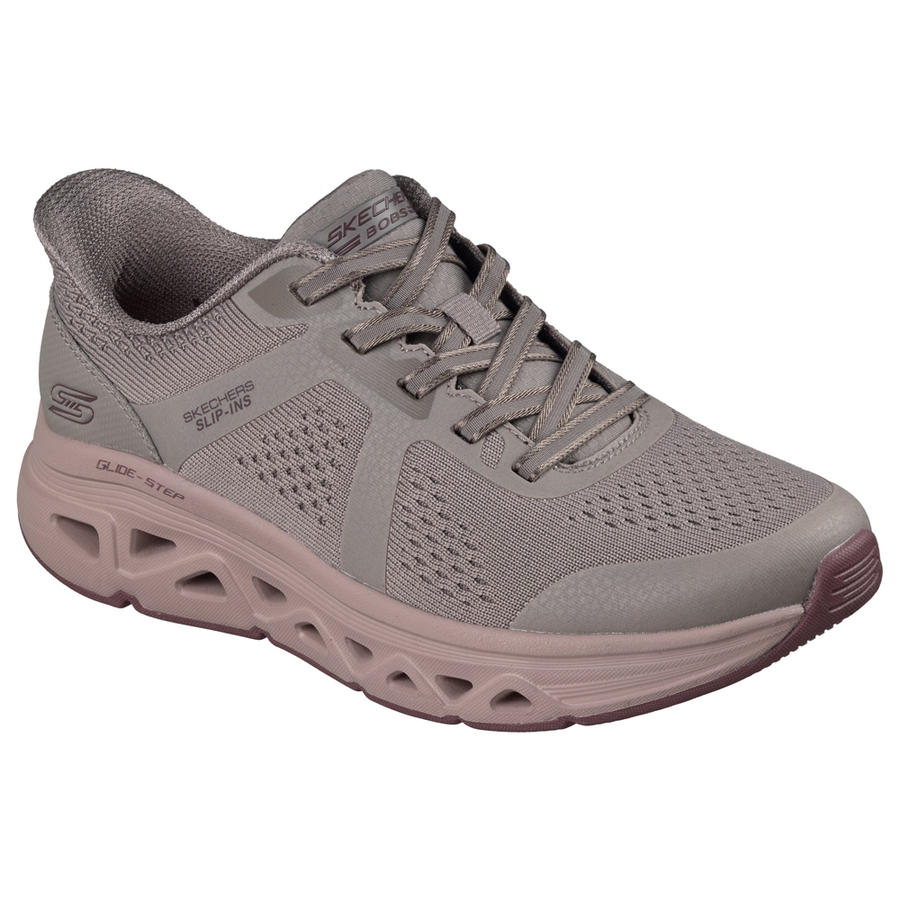 Skechers 117863 Ladies Trainer-Dark Taupe