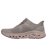 Skechers 117863 Ladies Trainer-Dark Taupe