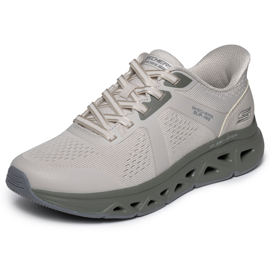 Skechers 117863 Ladies Trainer-Natural Multi