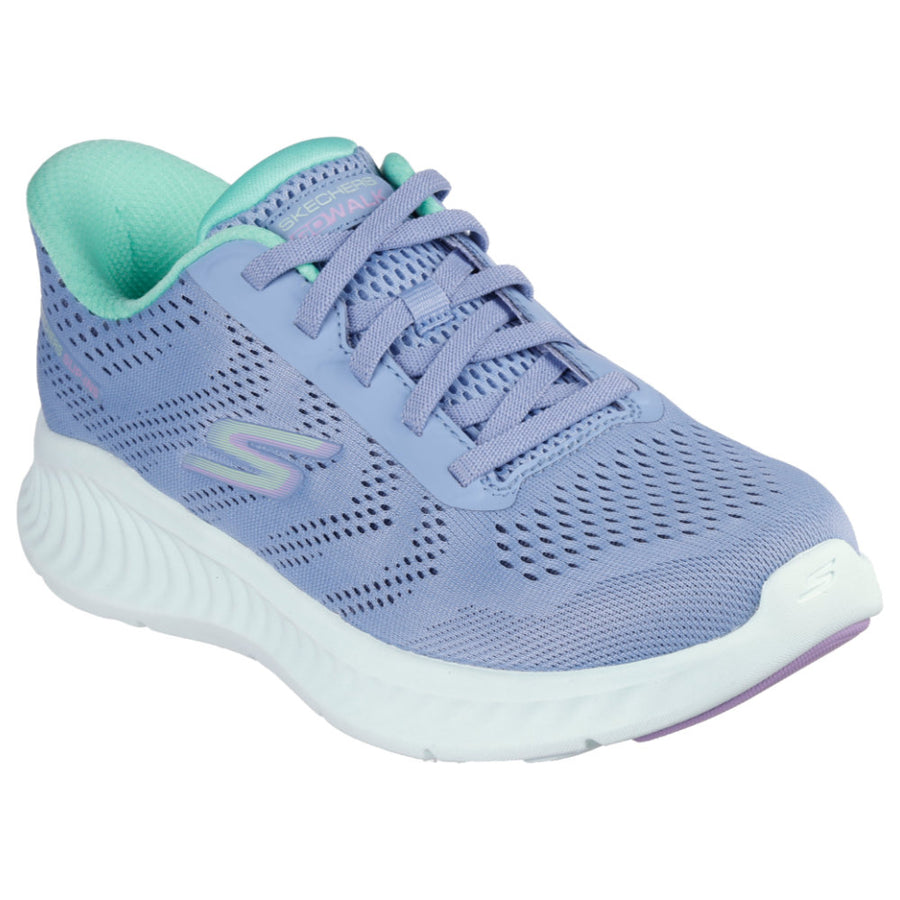 Skechers 125643 Ladies Trainer-Blue/Green