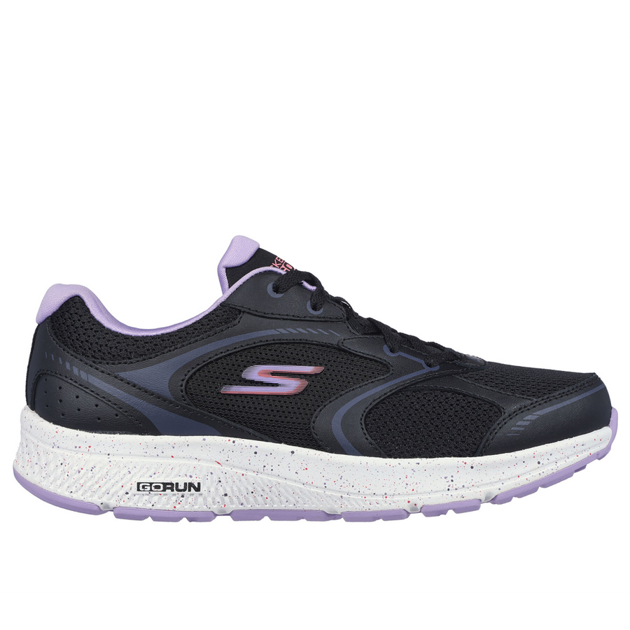 Skechers 128285 Trainer-Black/Lav