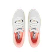 Skechers 129400 Ladies Trainer-White/Pink Slip Ins