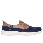Skechers 136536 Ladies Trainer-Navy Slip Ins