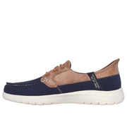 Skechers 136536 Ladies Trainer-Navy Slip Ins