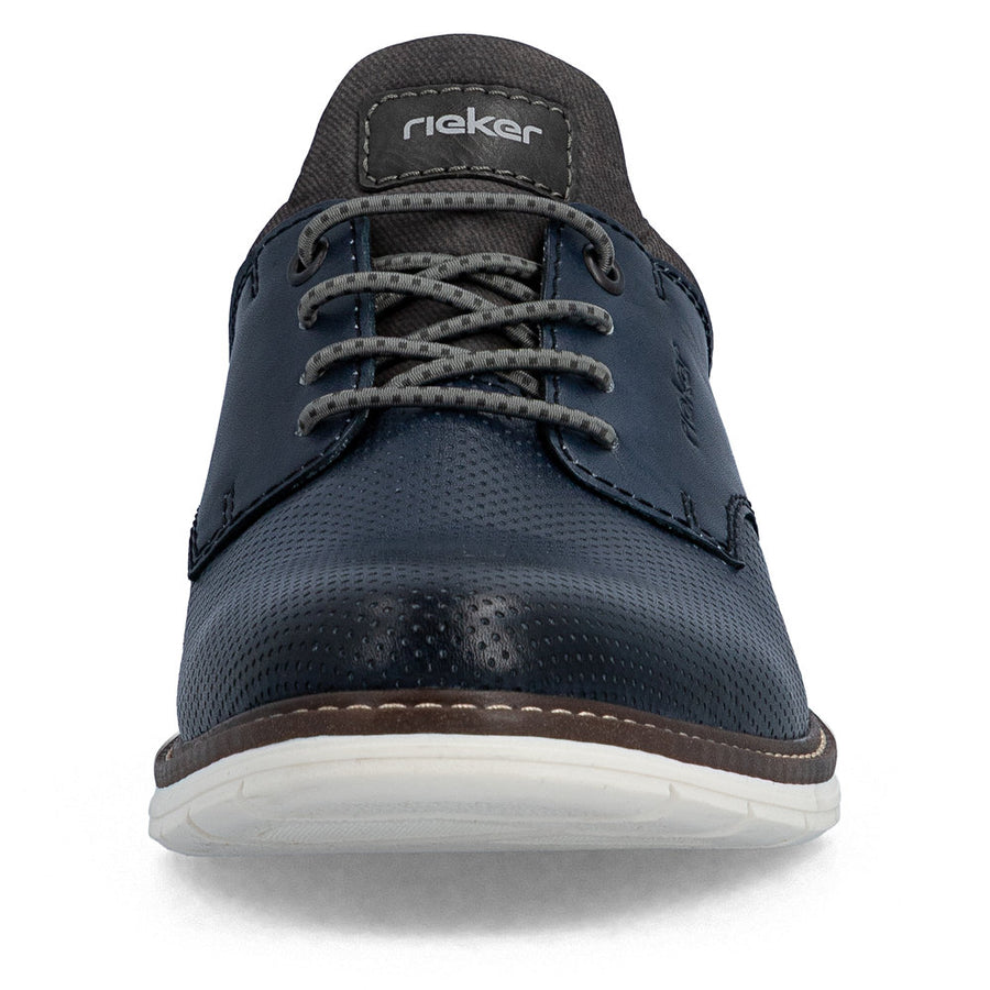 Rieker 14450-16 Mens Shoes-Navy Multi
