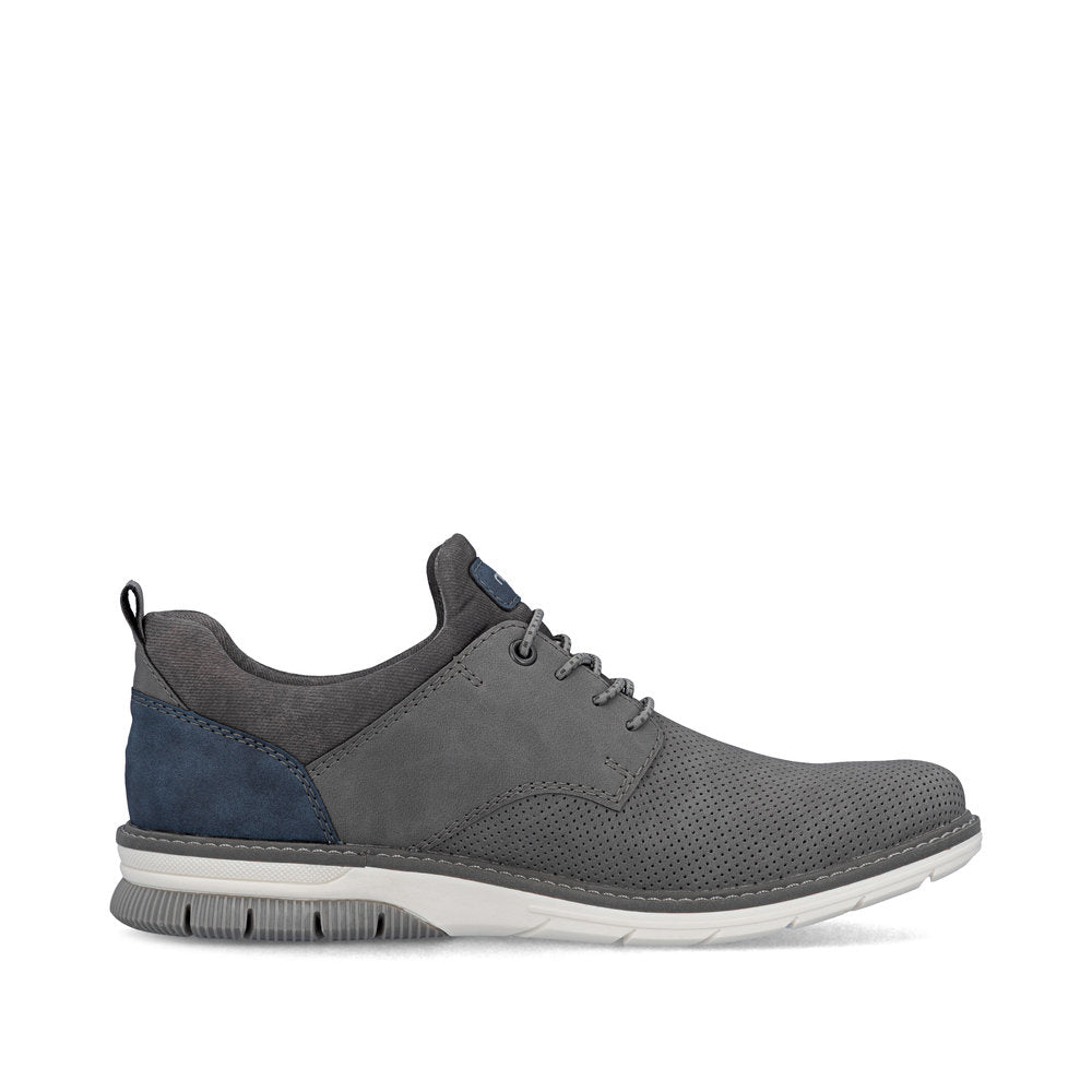 Rieker 14450-42 Mens Shoes-Grey