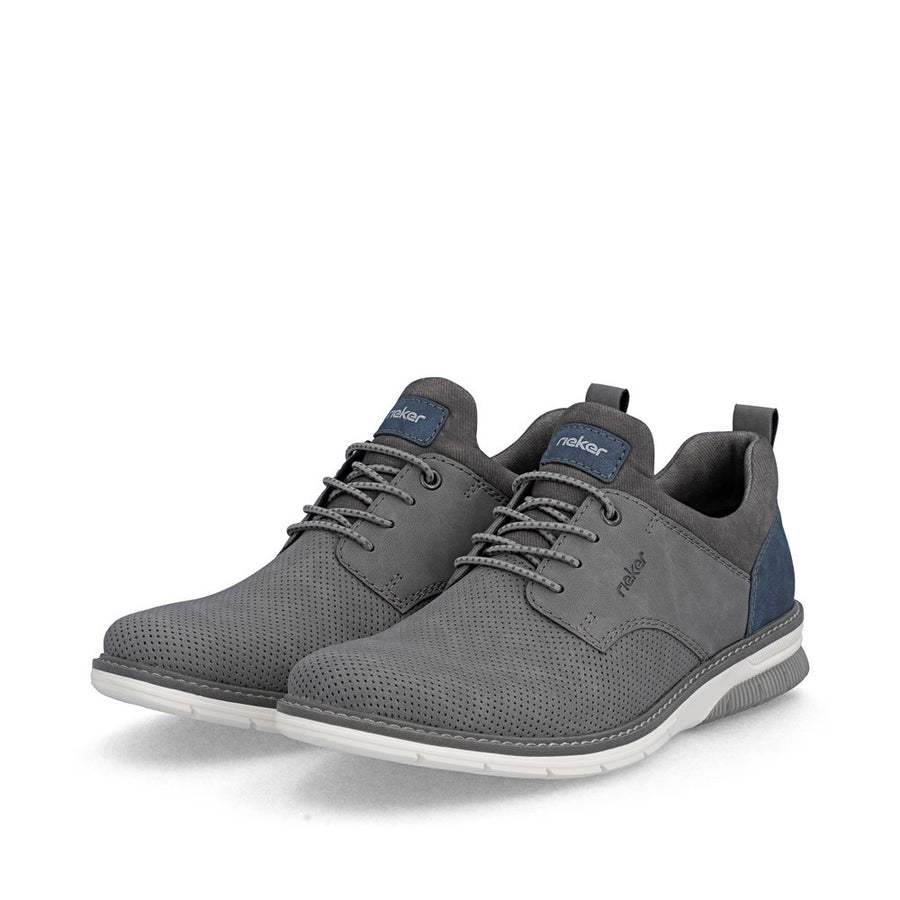 Rieker 14450-42 Mens Shoes-Grey