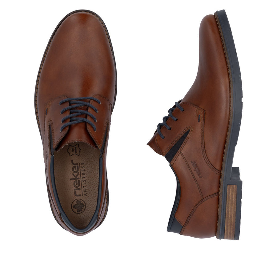 Rieker 14621-24 Mens Shoes-Dark Tan
