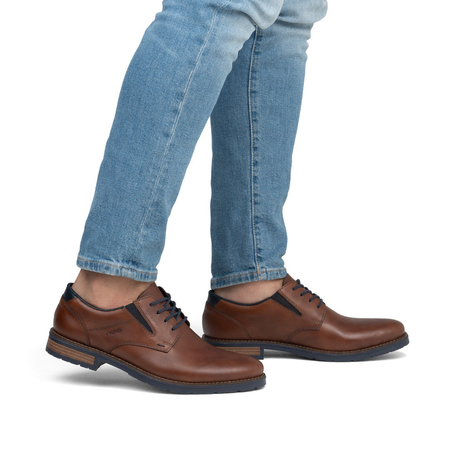 Rieker 14621-24 Mens Shoes-Dark Tan