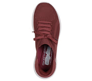 Skechers 149710 Ladies Trainer-Burgundy