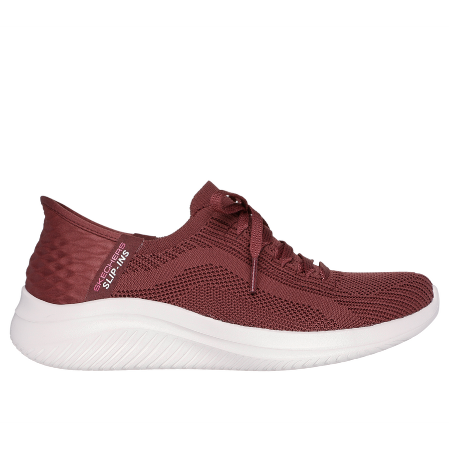 Skechers 149710 Ladies Trainer-Burgundy