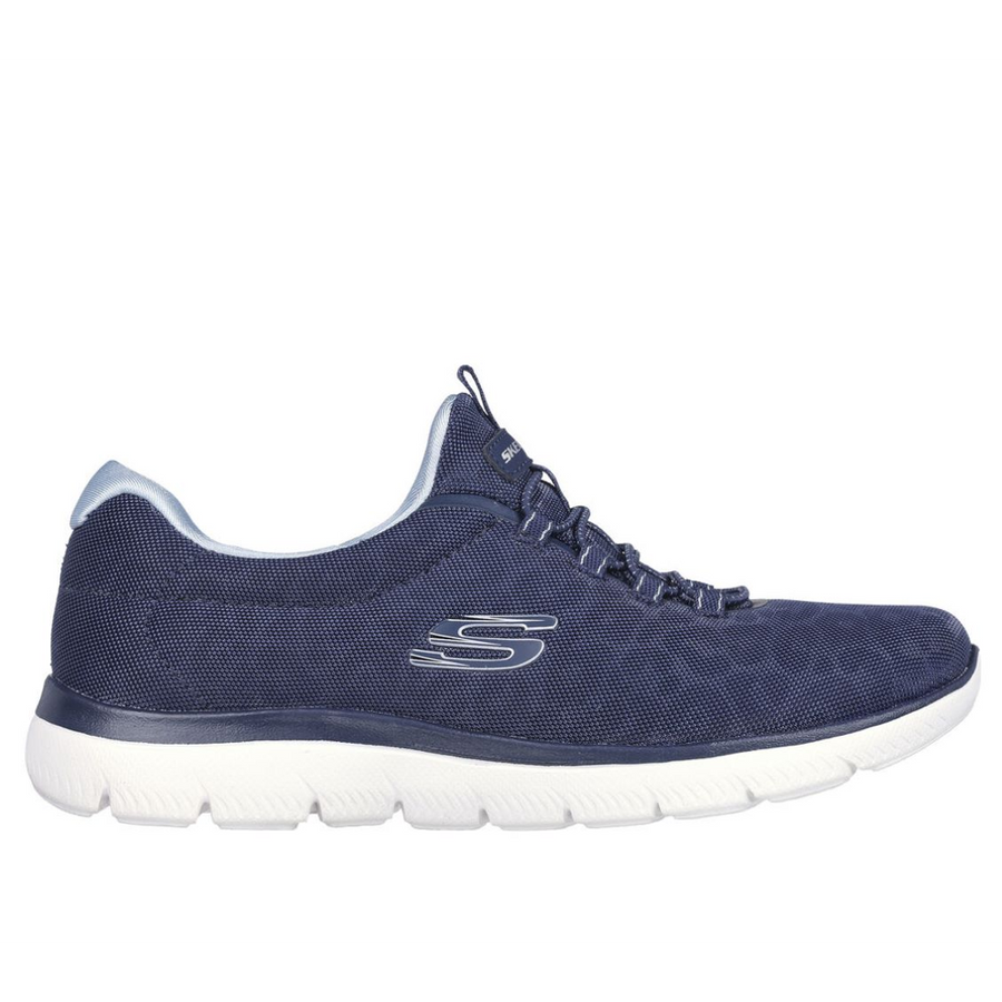 Skechers 150111 Trainer-Navy/Lt Blue