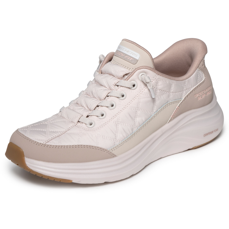 Skechers 150404 Ladies Trainer-Natural Multi