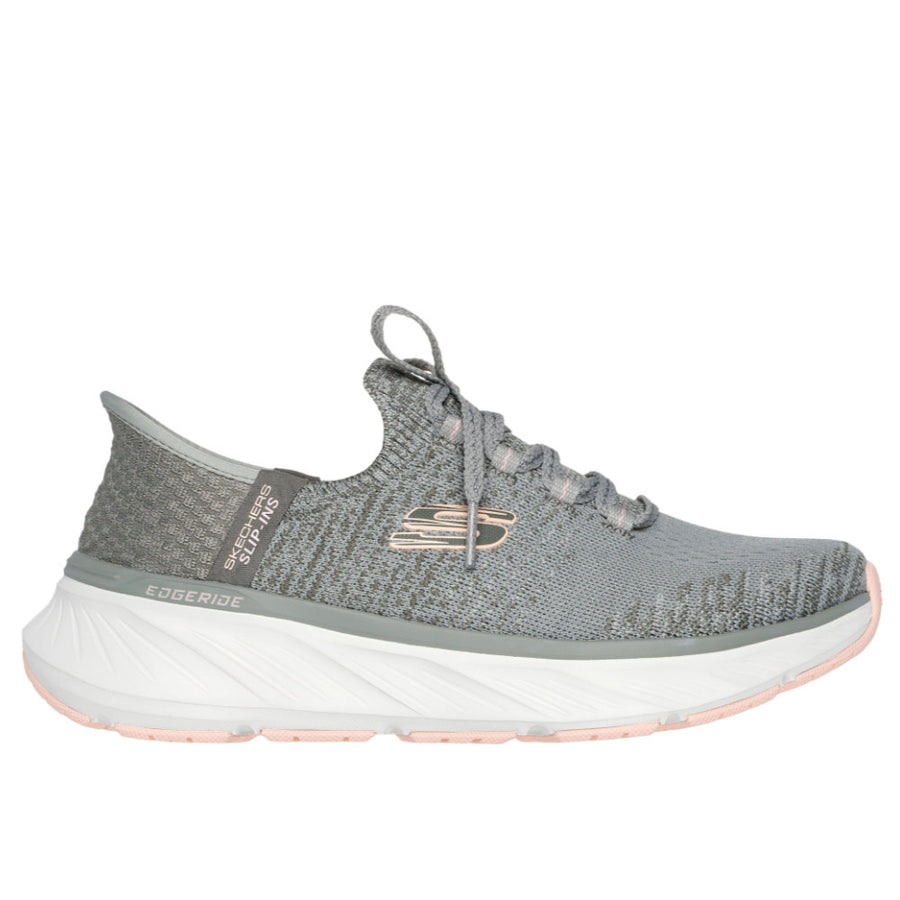 Skechers 150470 Ladies Trainer-Green/Orange