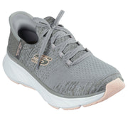 Skechers 150470 Ladies Trainer-Green/Orange