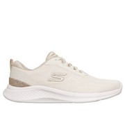Skechers 150629 Ladies Trainer-Natural Multi