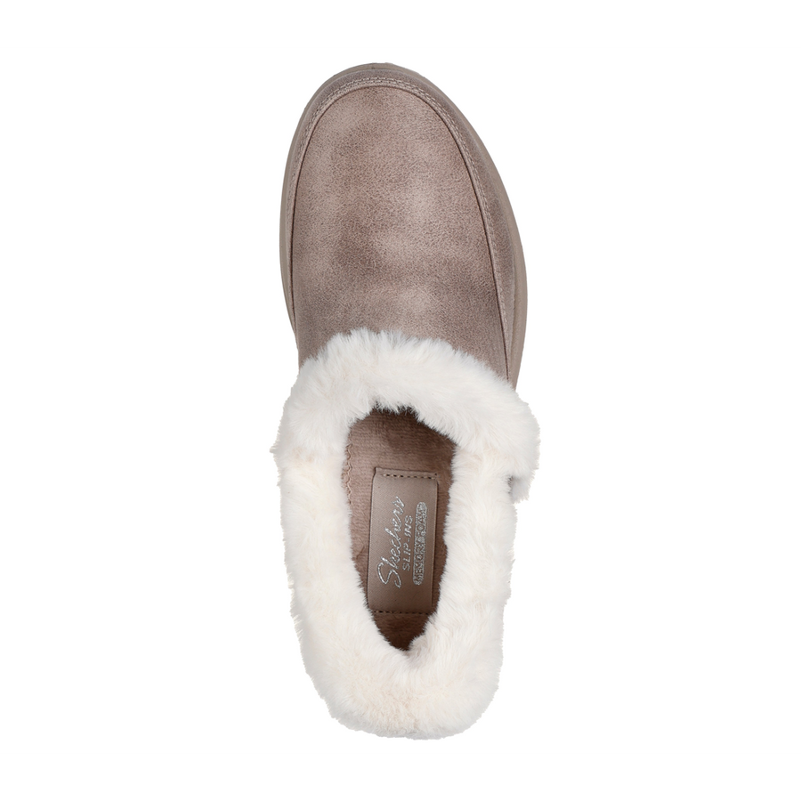 Skechers 168114 Ladies Slipper-Taupe