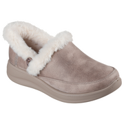 Skechers 168114 Ladies Slipper-Taupe