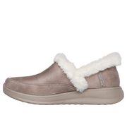 Skechers 168114 Ladies Slipper-Taupe