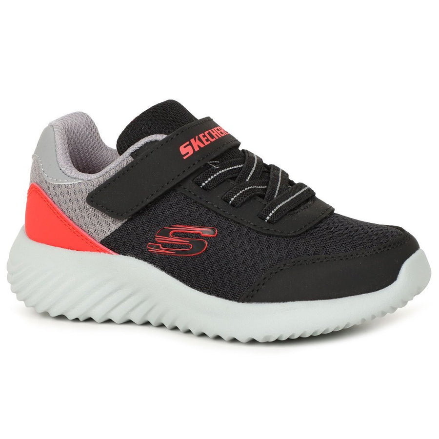Skechers 403908N Boys Trainer-Black/Red