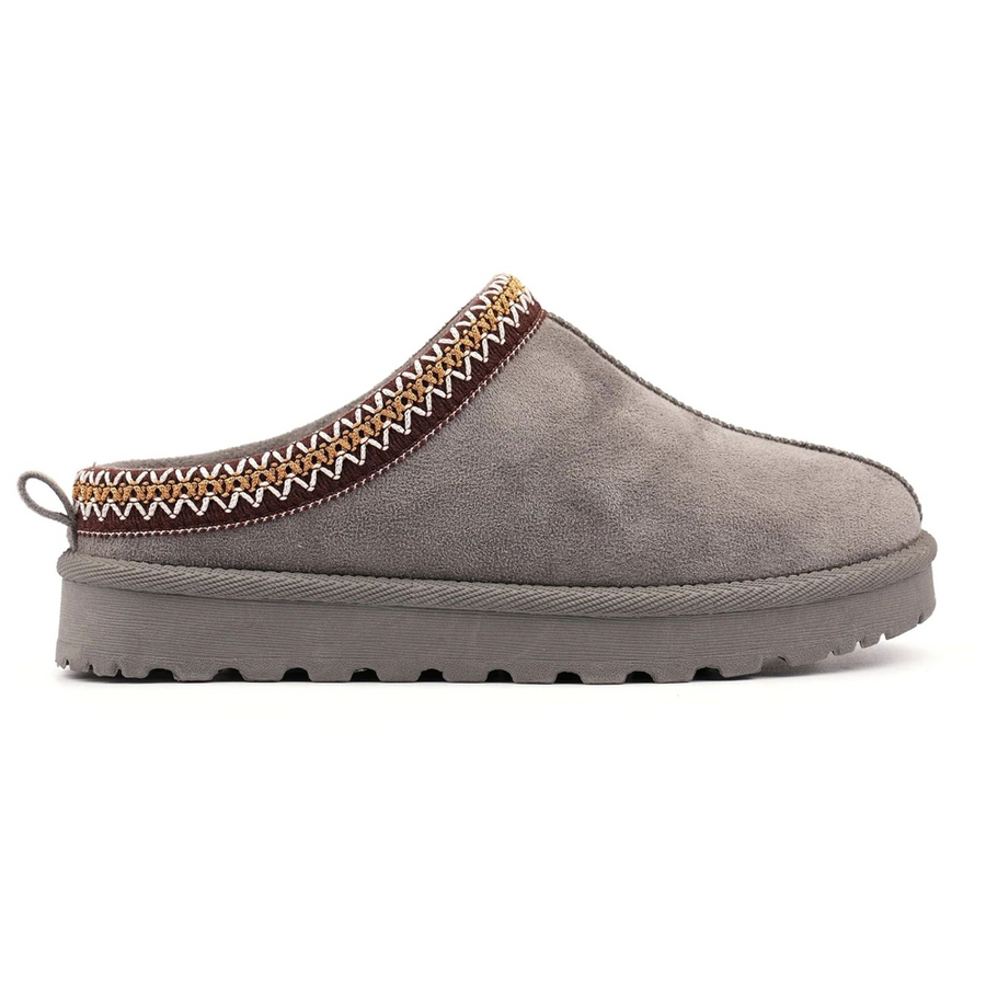 Lunar Nepal Ladies' Slippers-Grey