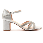 Lunar Roseanne Ladies' Heels-Silver