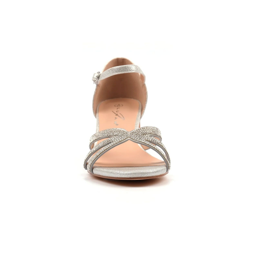 Lunar Roseanne Ladies' Heels-Silver