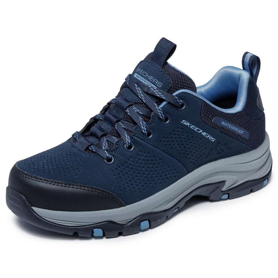 Skechers 180119 Ladies Trainer-Navy/Grey