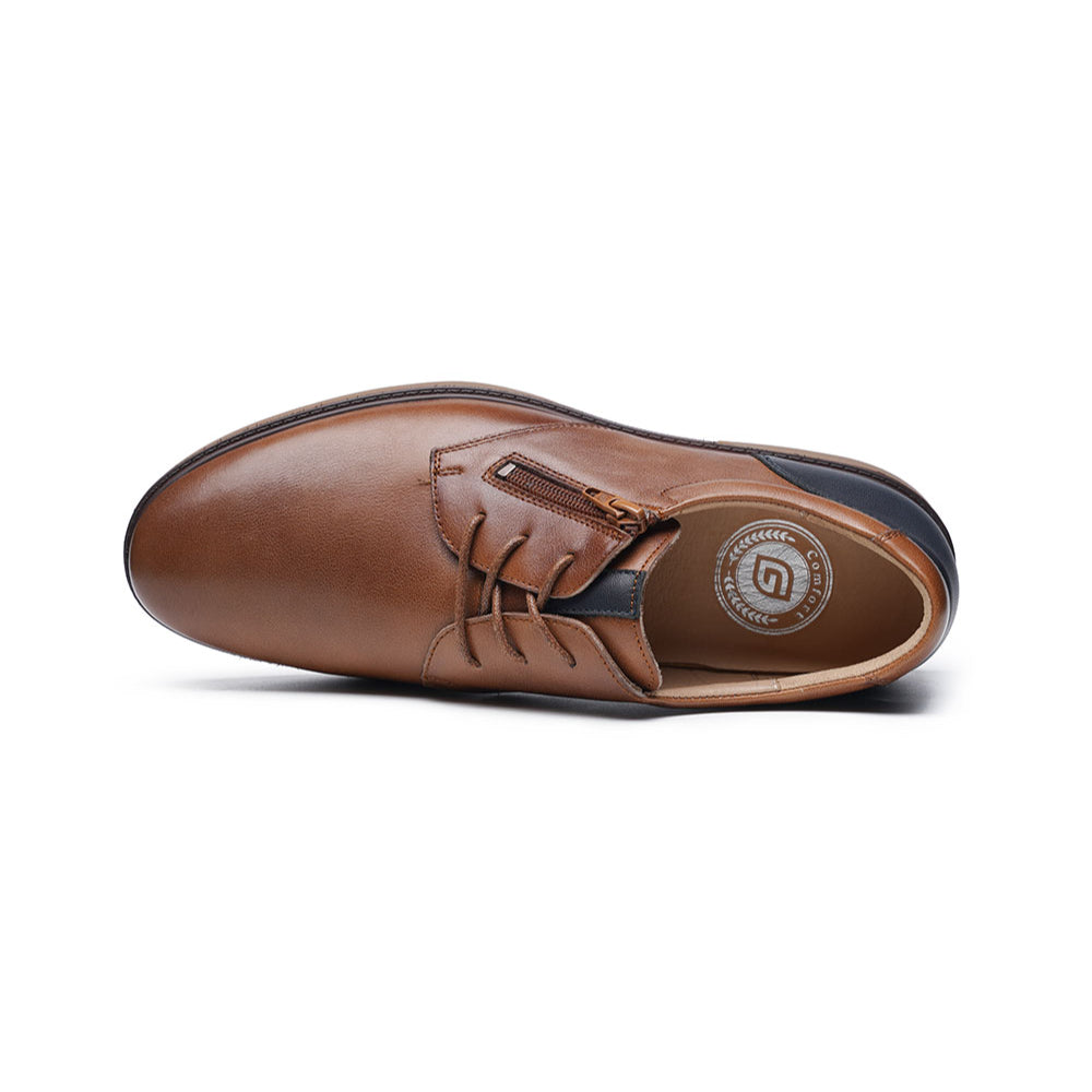 G-comfort 1824 Men's Shoe-Cognac