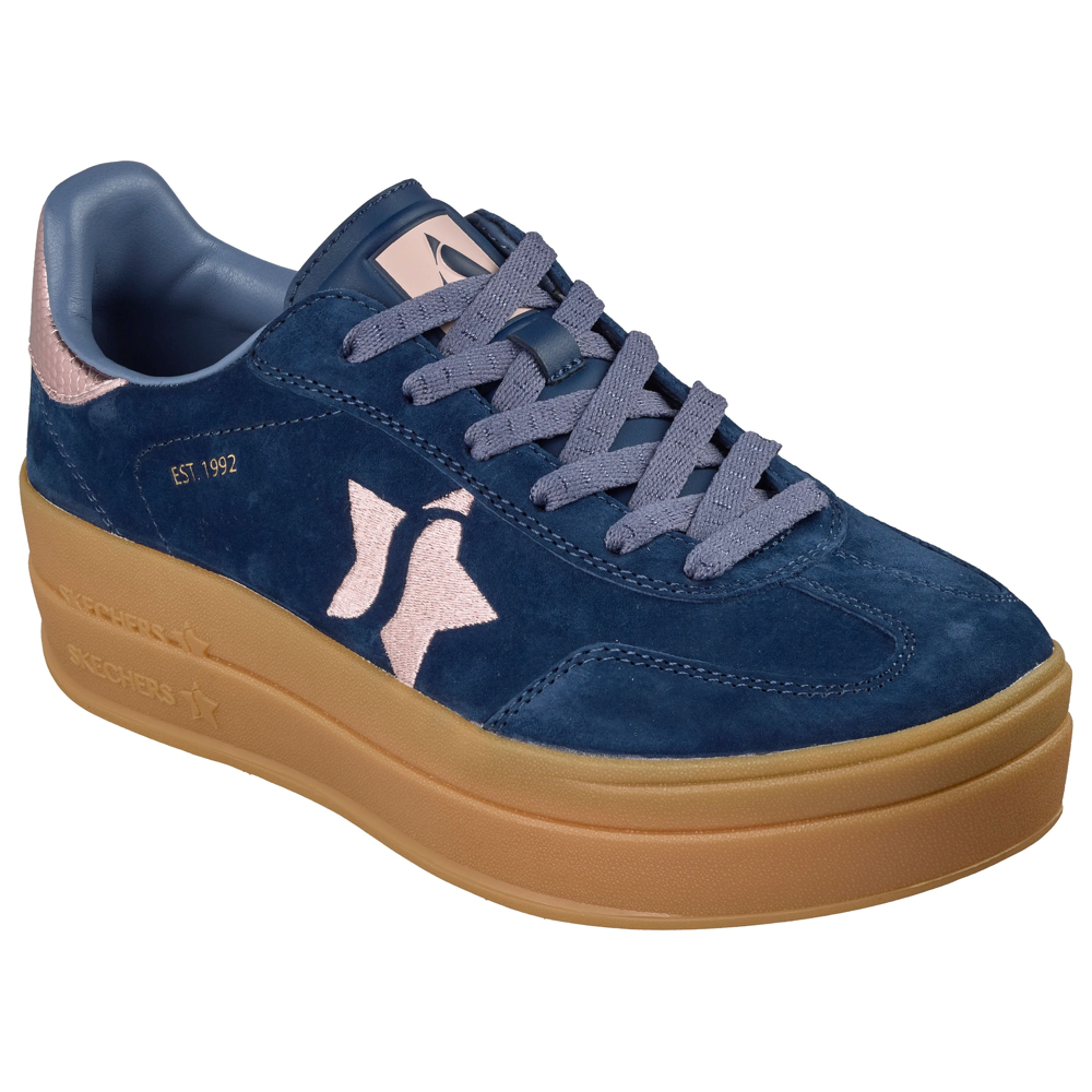Skechers 185430 Ladies Sneaker-Navy/Pink