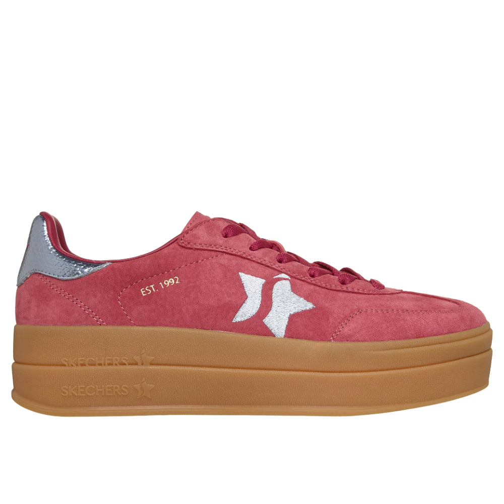 Skechers 185430 Ladies Sneaker-Red Multi