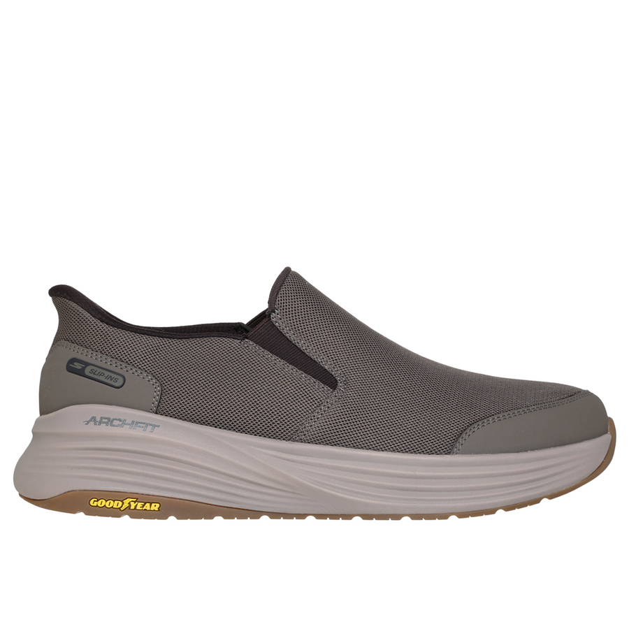 Skechers 217000 Mens Trainer-Dark Taupe