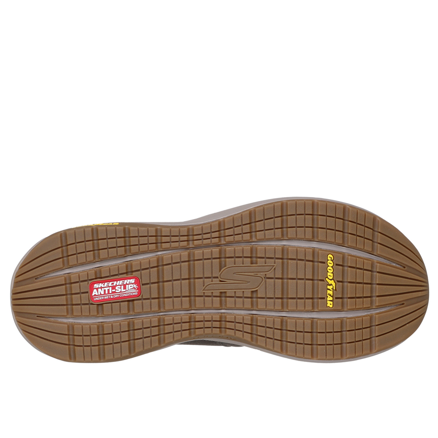 Skechers 217000 Mens Trainer-Dark Taupe