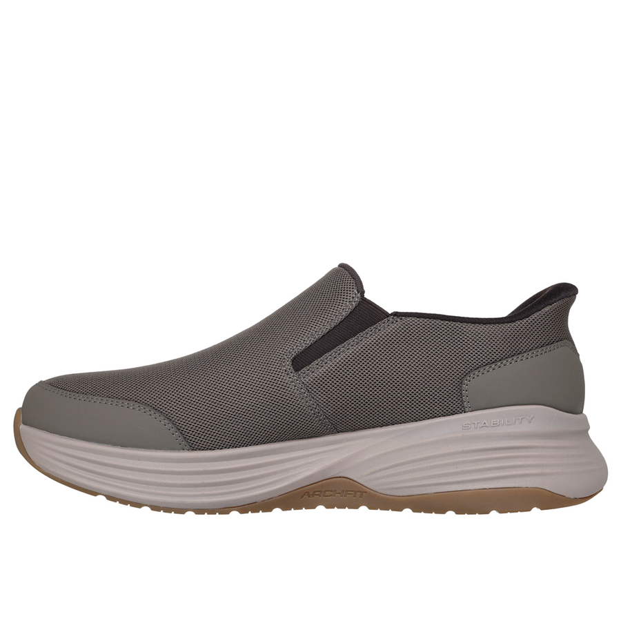 Skechers 217000 Mens Trainer-Dark Taupe