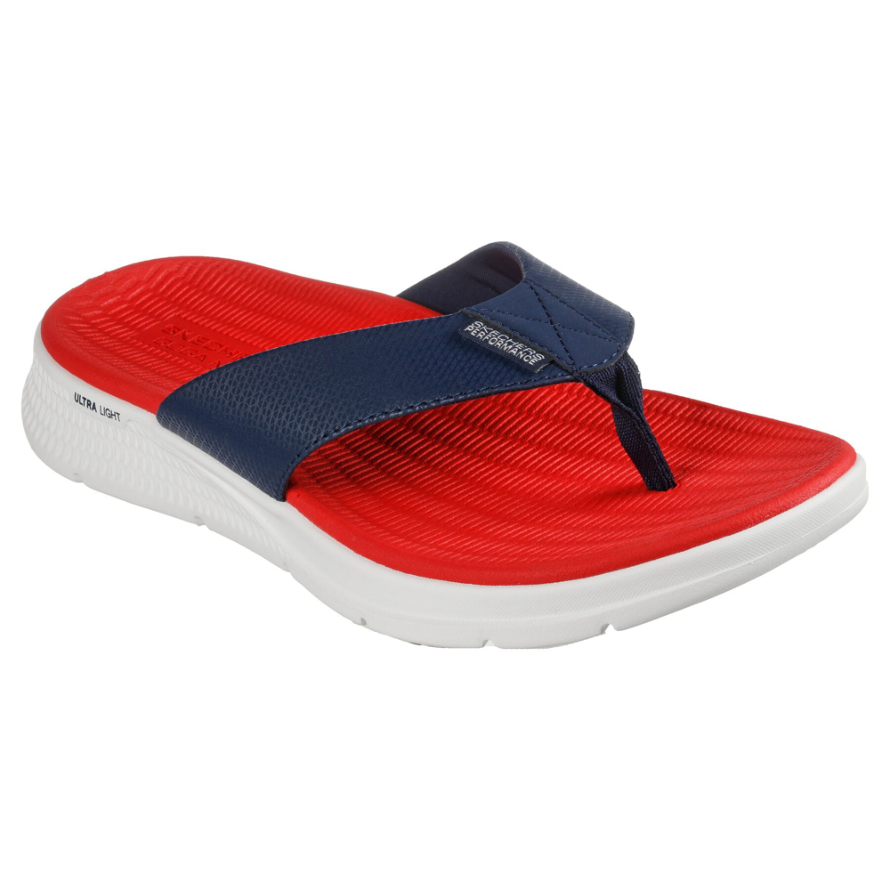 Skechers 229035 Mens Mule-Navy/Red – Shoe Heaven