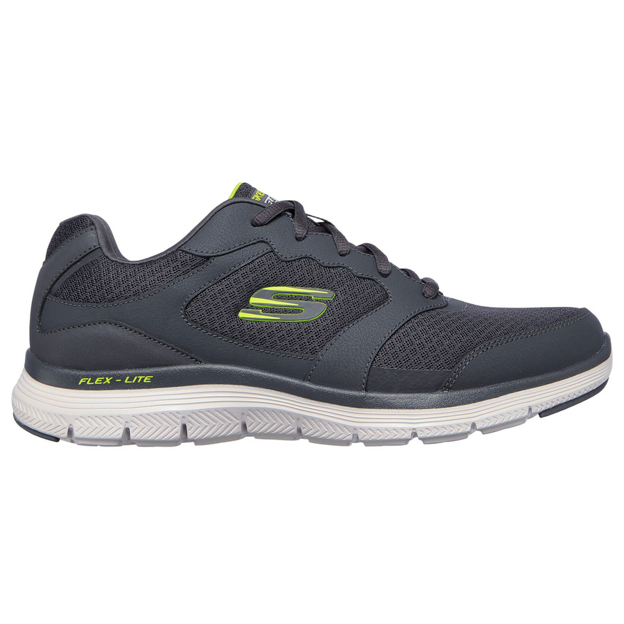 Skechers 232225 Mens Trainer-Charcoal