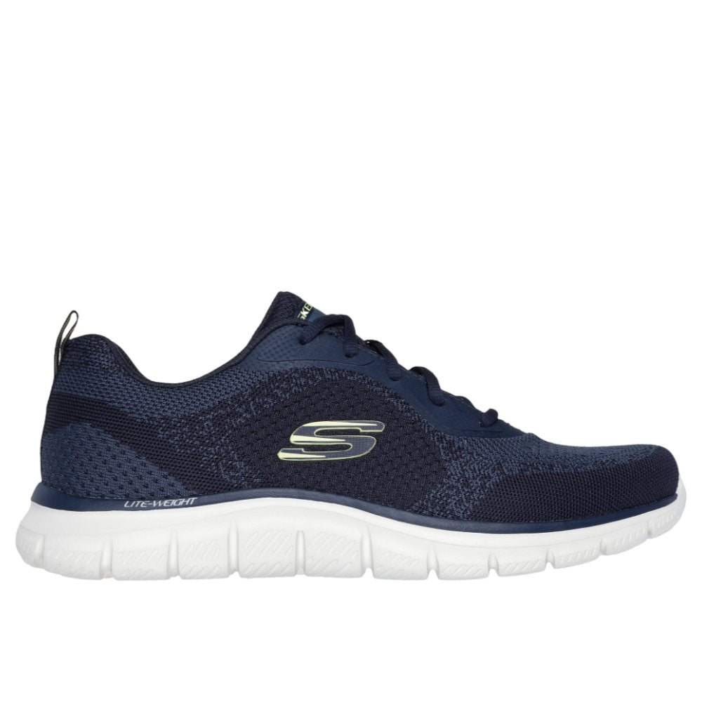 Skechers 232699 Mens Trainer-Navy/Lime