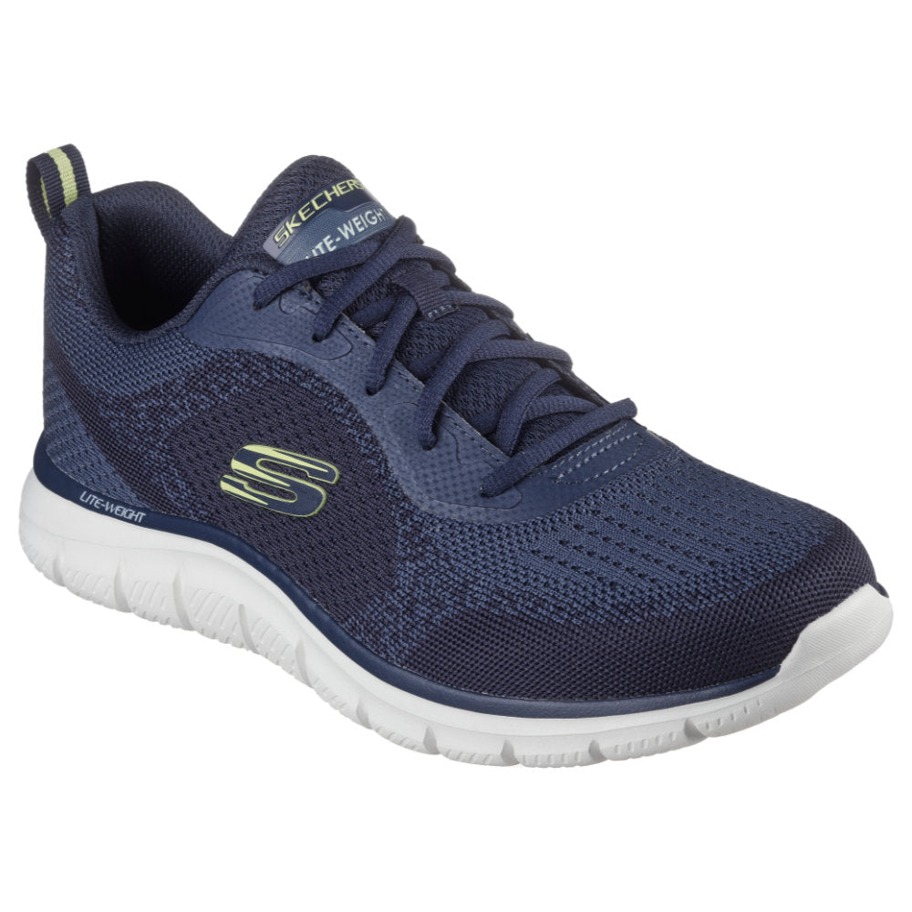Skechers 232699 Mens Trainer-Navy/Lime
