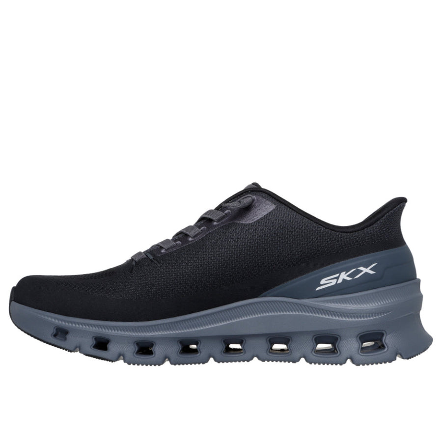 Skechers 233110 Mens Trainer-Black/Grey