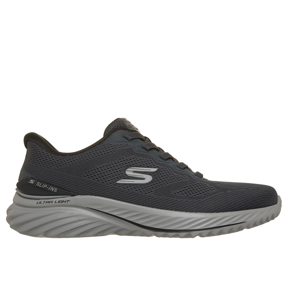 Skechers 233459 Men's Trainer-Black/Charcoal
