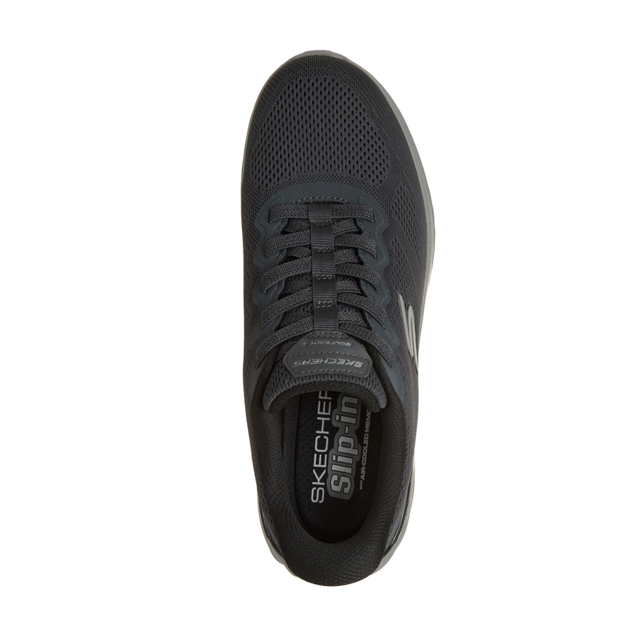 Skechers 233459 Men's Trainer-Black/Charcoal
